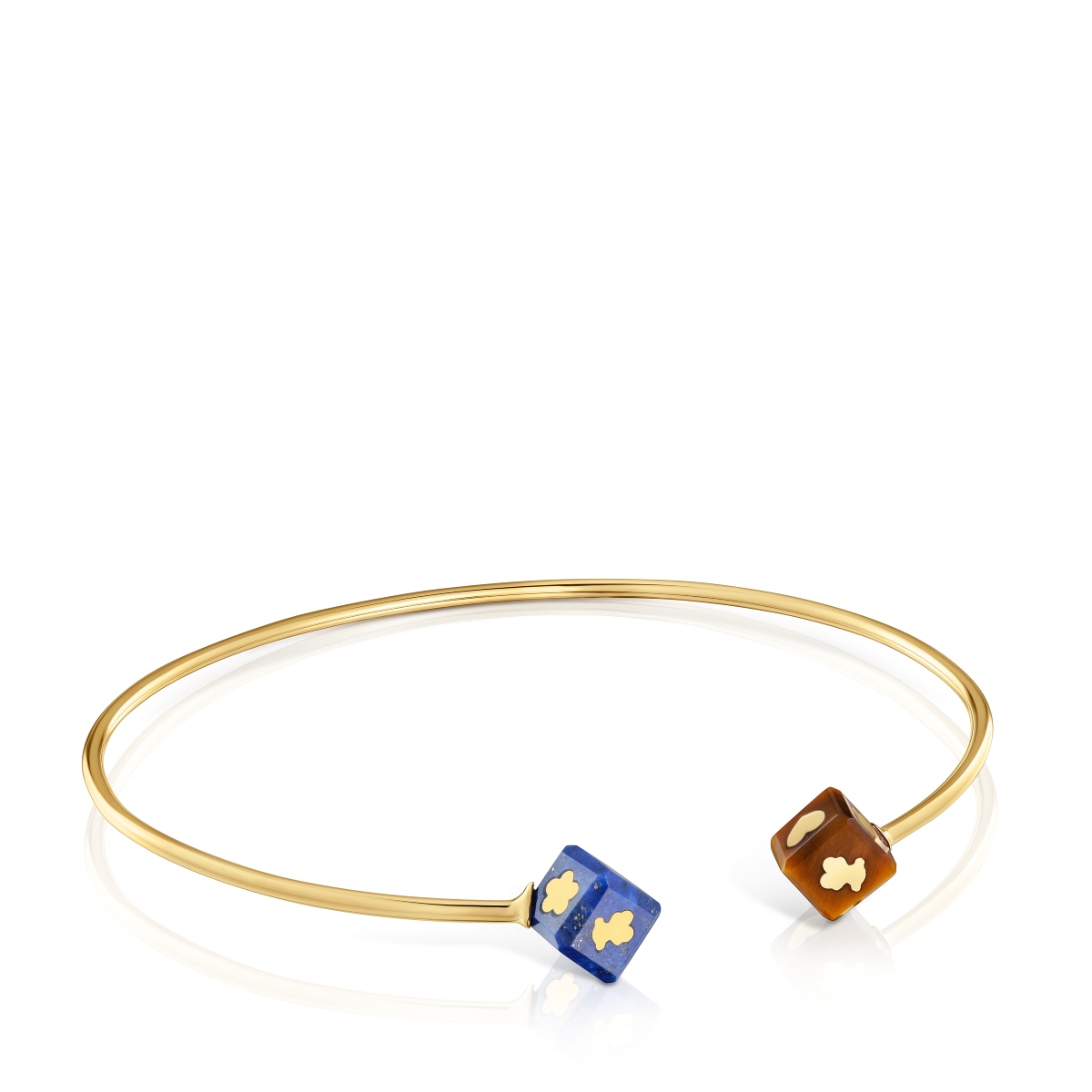 Tous - Pulsera Esclava De Oro De 14 Kt Y Gemas Cube - Multi