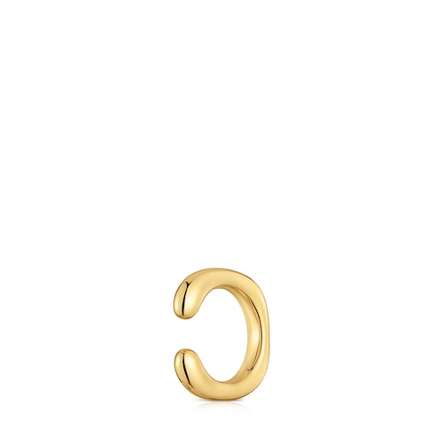 Earcuff with 18kt gold plating over silver Line