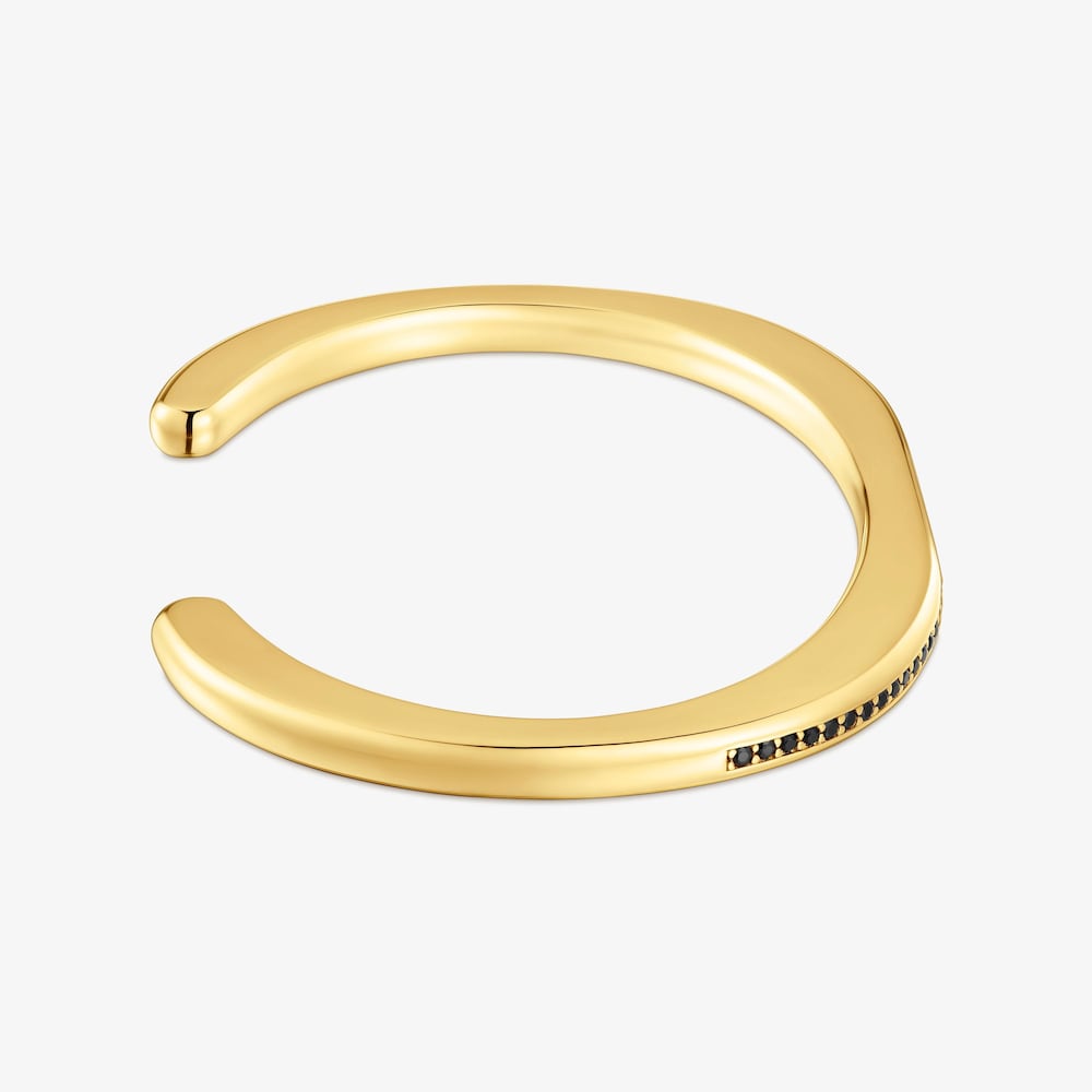 Bangle with 18K gold vermeil and spinels Line