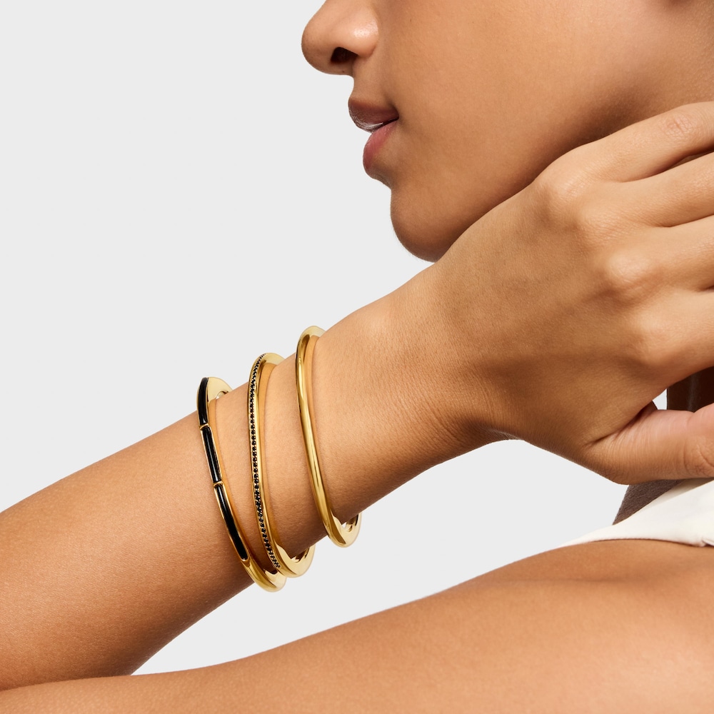 Bangle with 18K gold vermeil and spinels Line