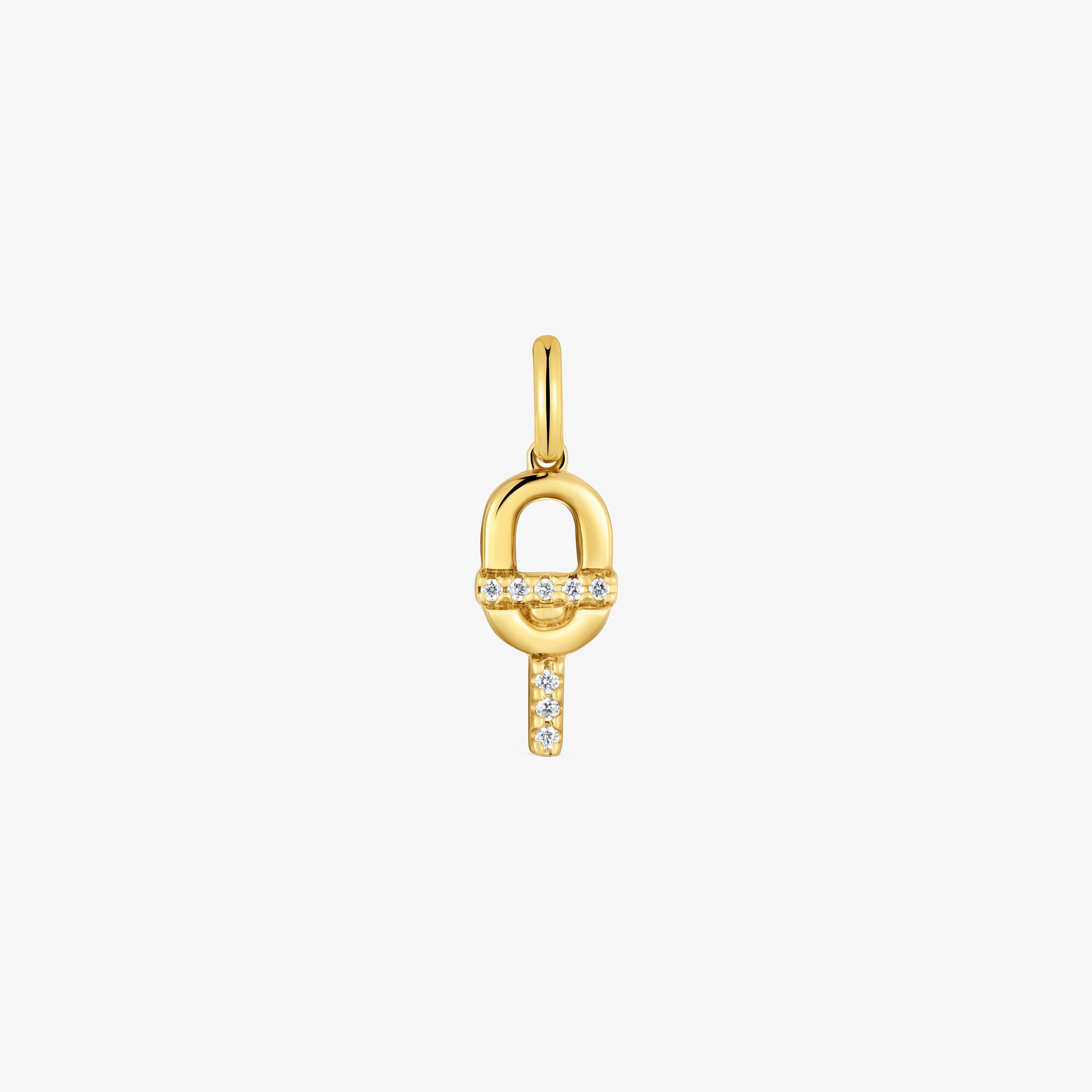 14K solid gold Pendant with diamonds TOUS MANIFESTO