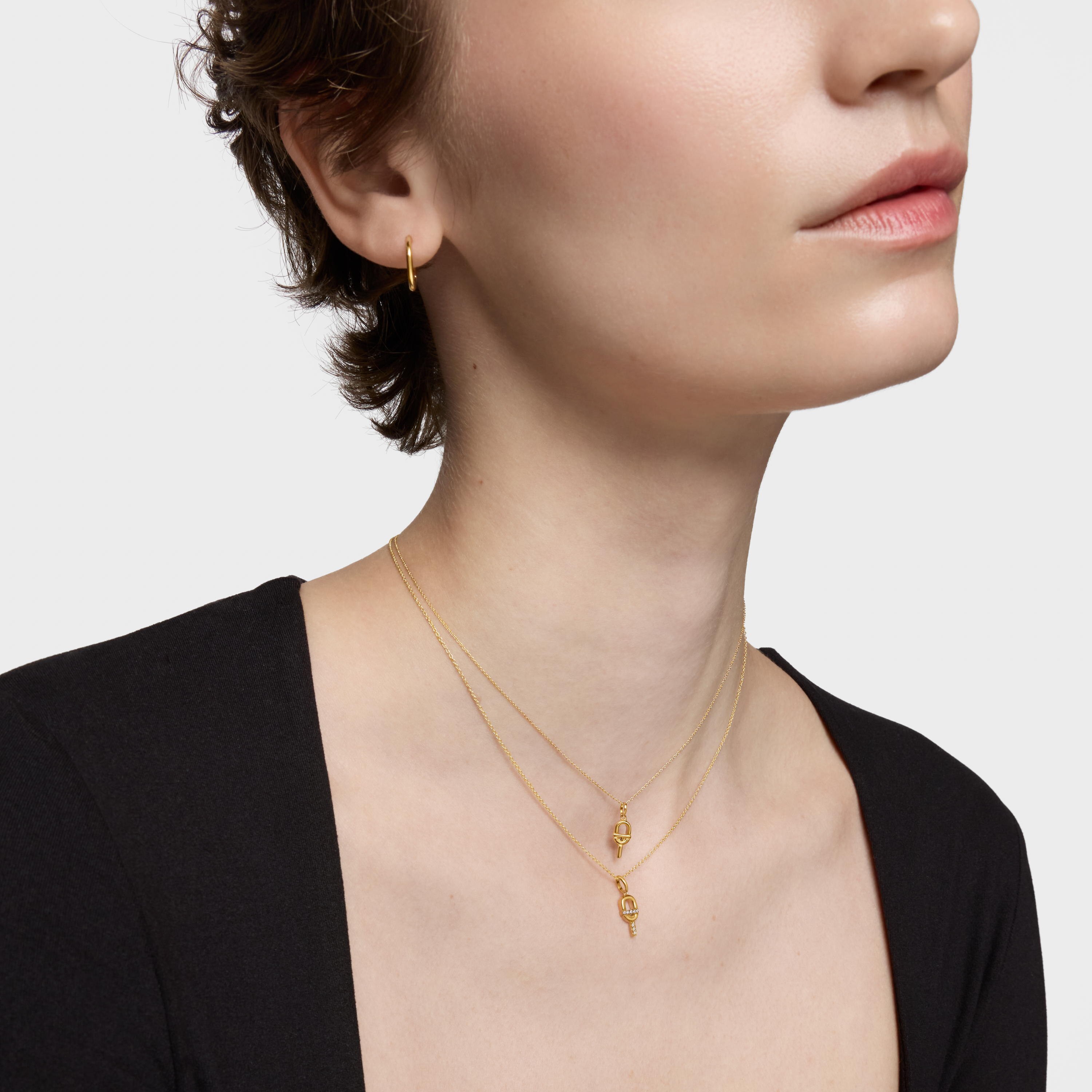 14K solid gold Pendant with diamonds TOUS MANIFESTO