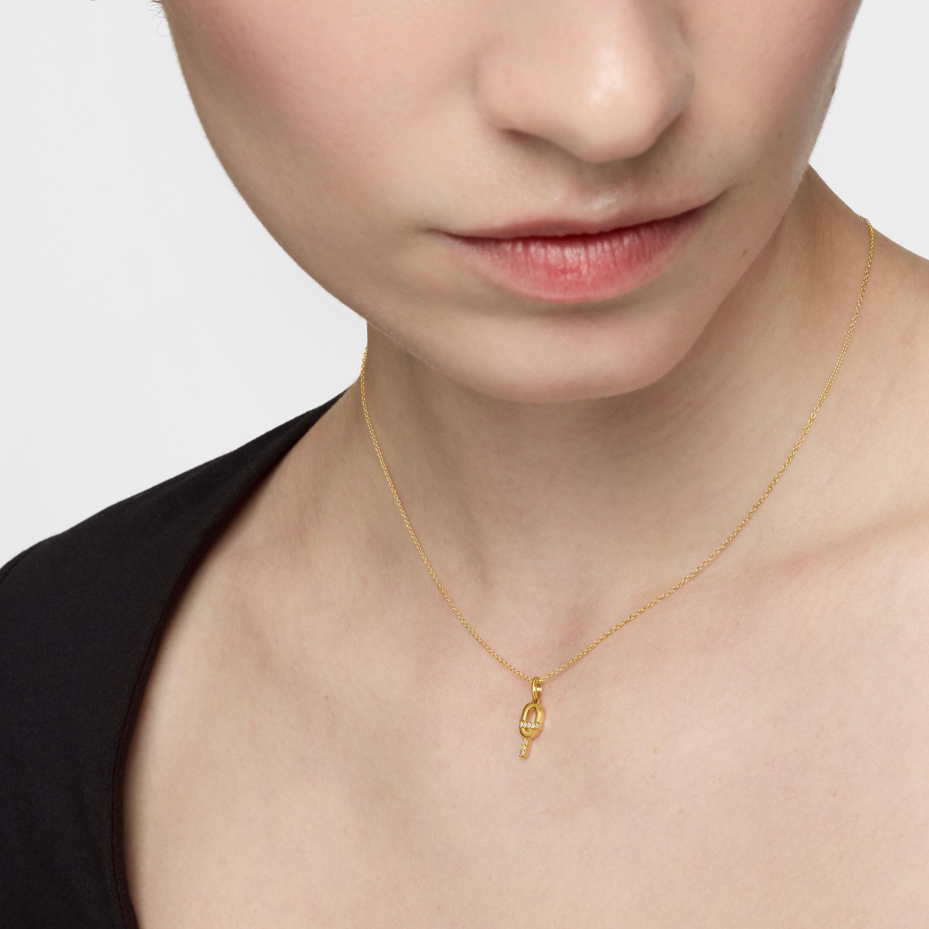14K solid gold Pendant with diamonds TOUS MANIFESTO