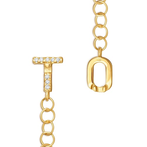 14kt gold Necklace with diamonds TOUS MANIFESTO