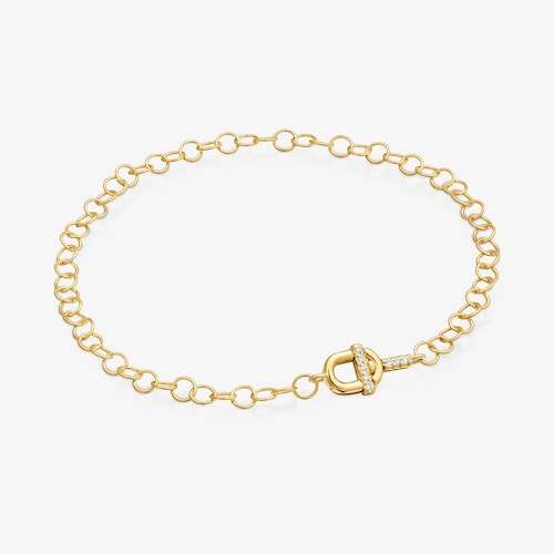 Pulsera con oro 14 kt y diamantes TOUS MANIFESTO