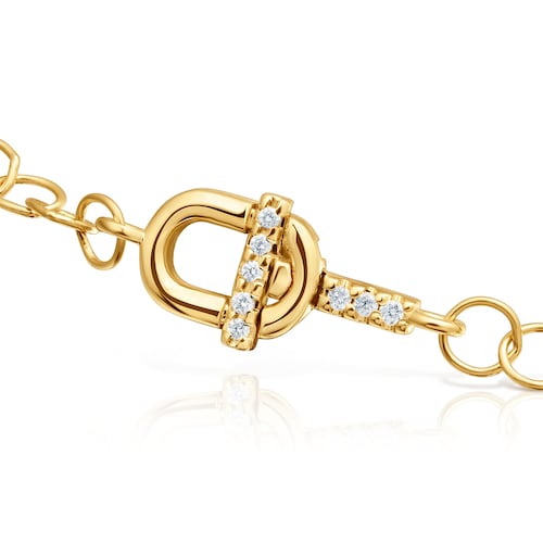 Pulsera con oro 14 kt y diamantes TOUS MANIFESTO