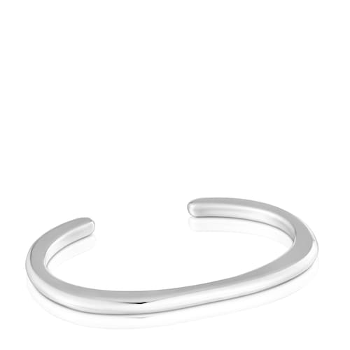 Pulsera esclava de plata Line