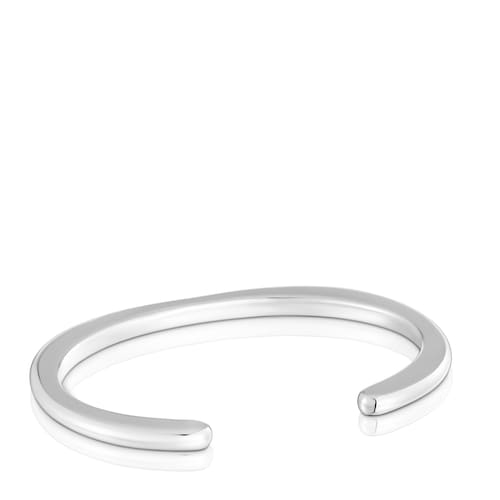 Pulsera esclava de plata Line