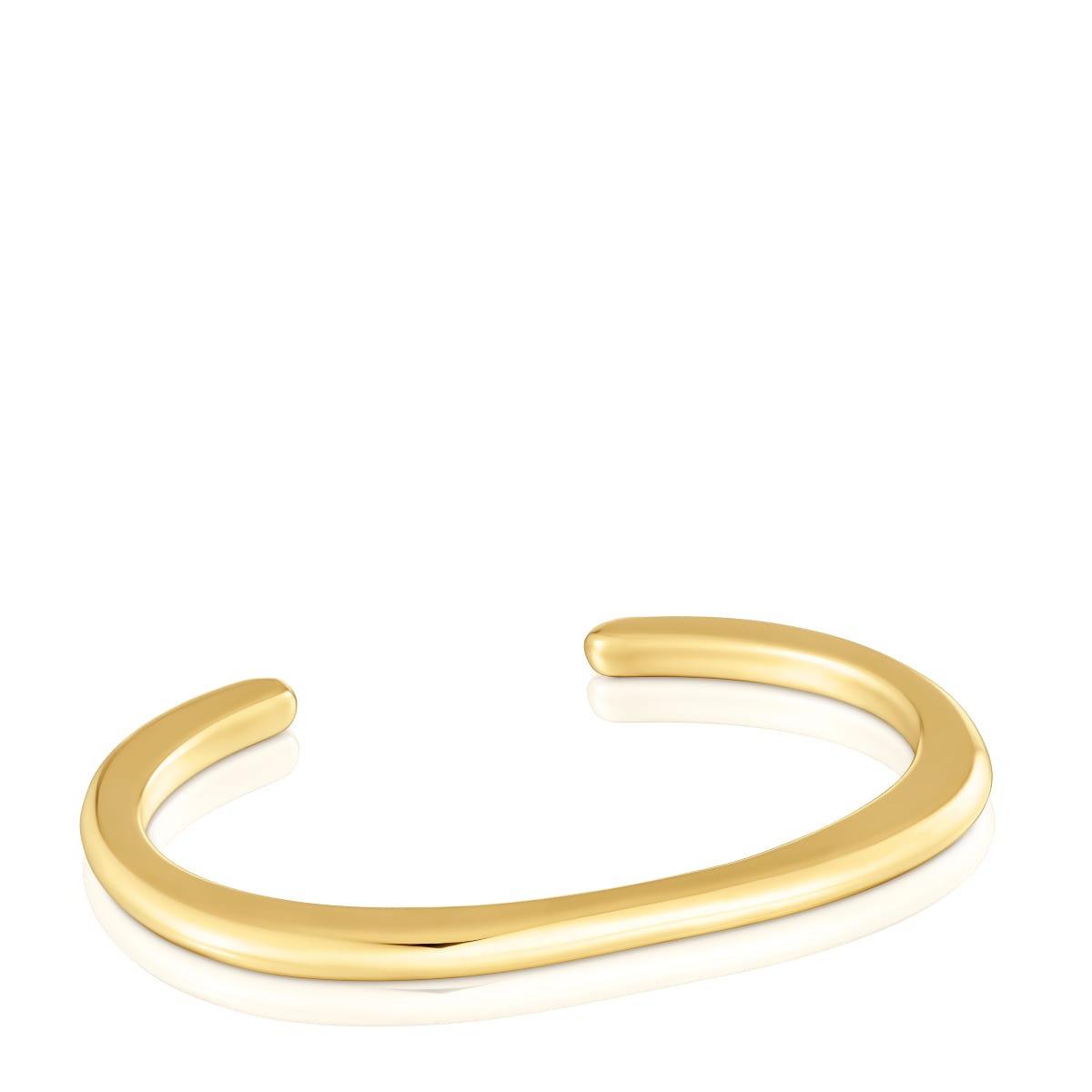 Tous - Pulsera Esclava Con Baño De Oro 18 Kt Sobre Plata Line - Dorado