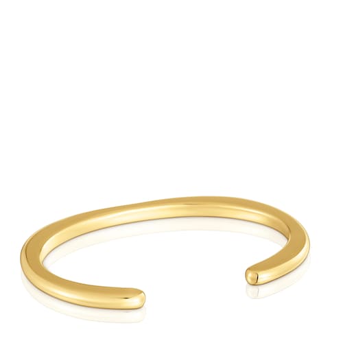 Pulsera esclava con baño de oro 18 kt sobre plata Line