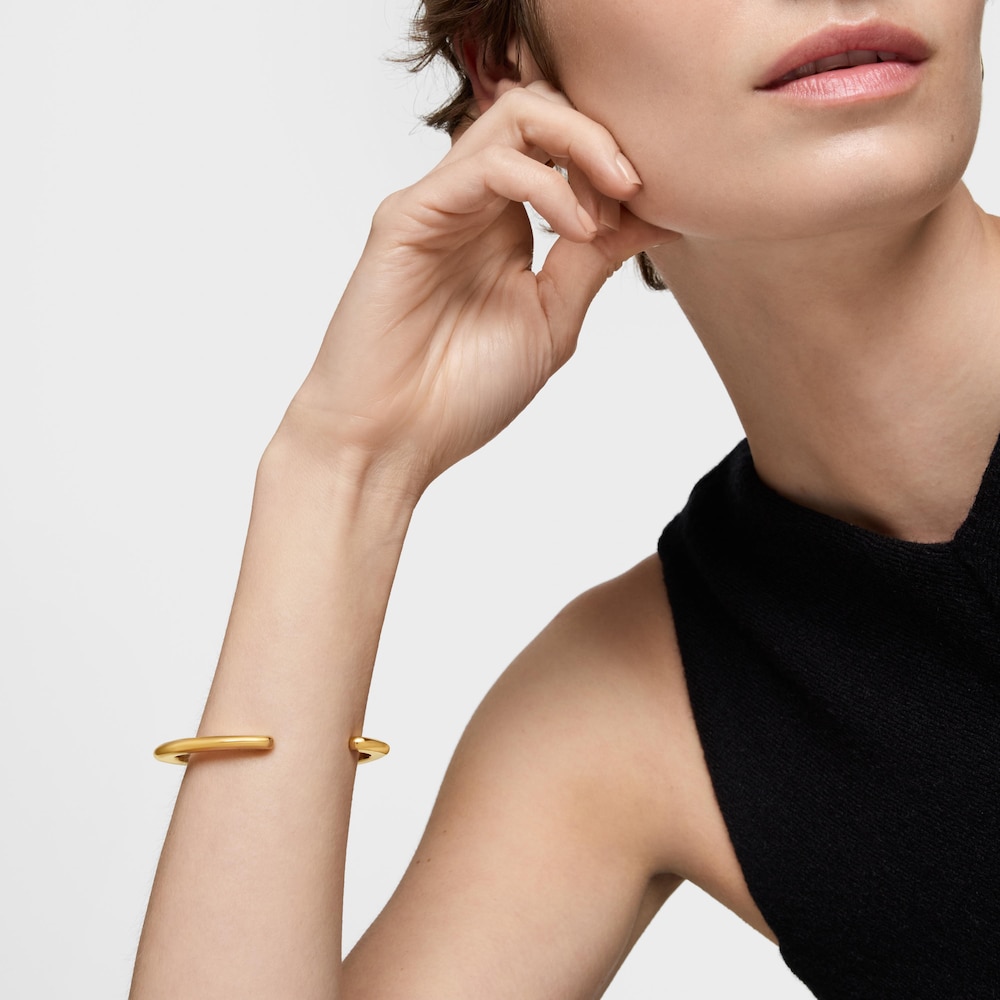 18K gold vermeil Bangle Line