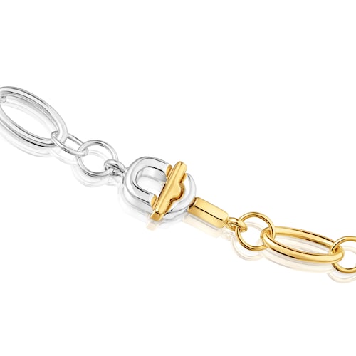 Collar cadena pequeña bicolor TOUS MANIFESTO