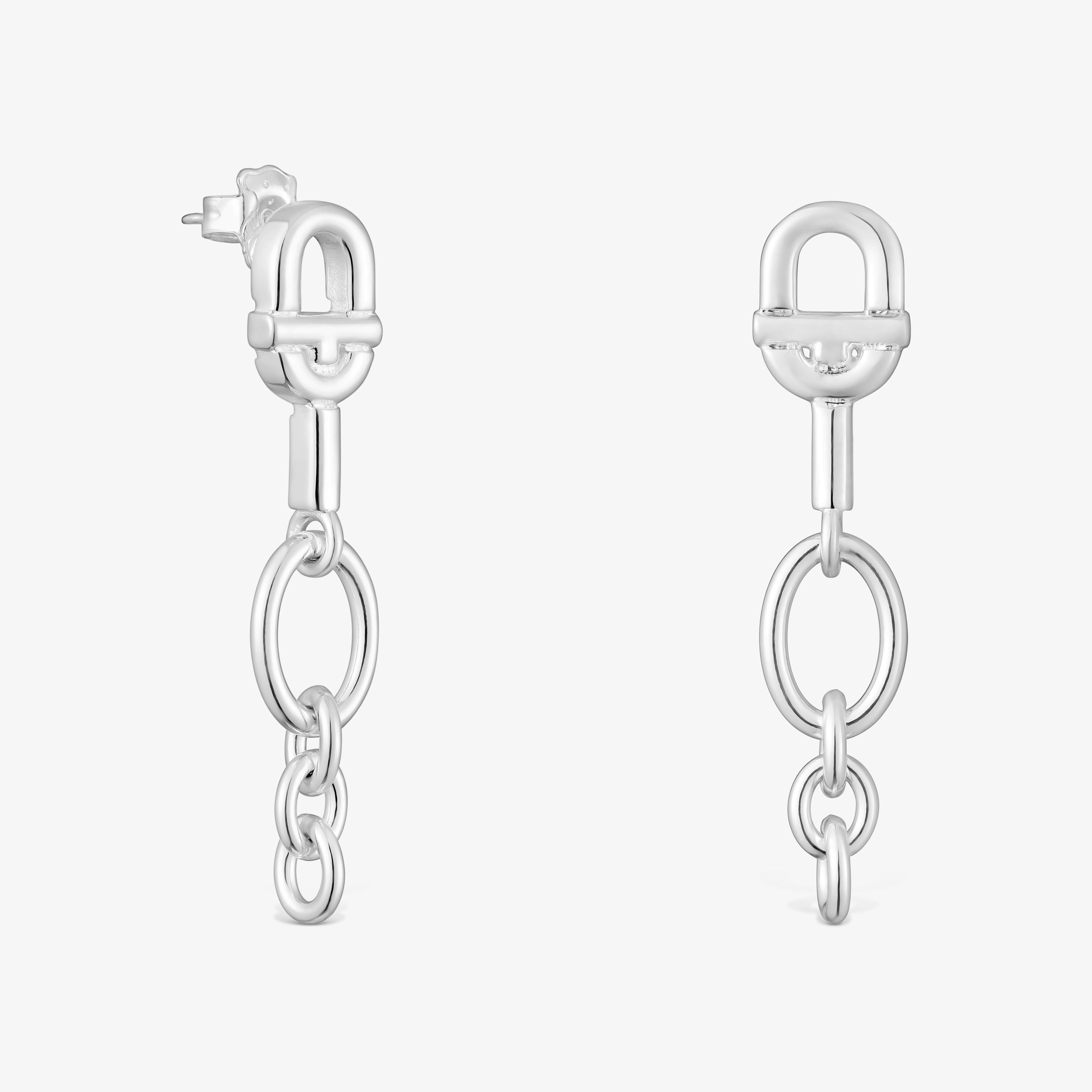 Long silver Earrings TOUS MANIFESTO