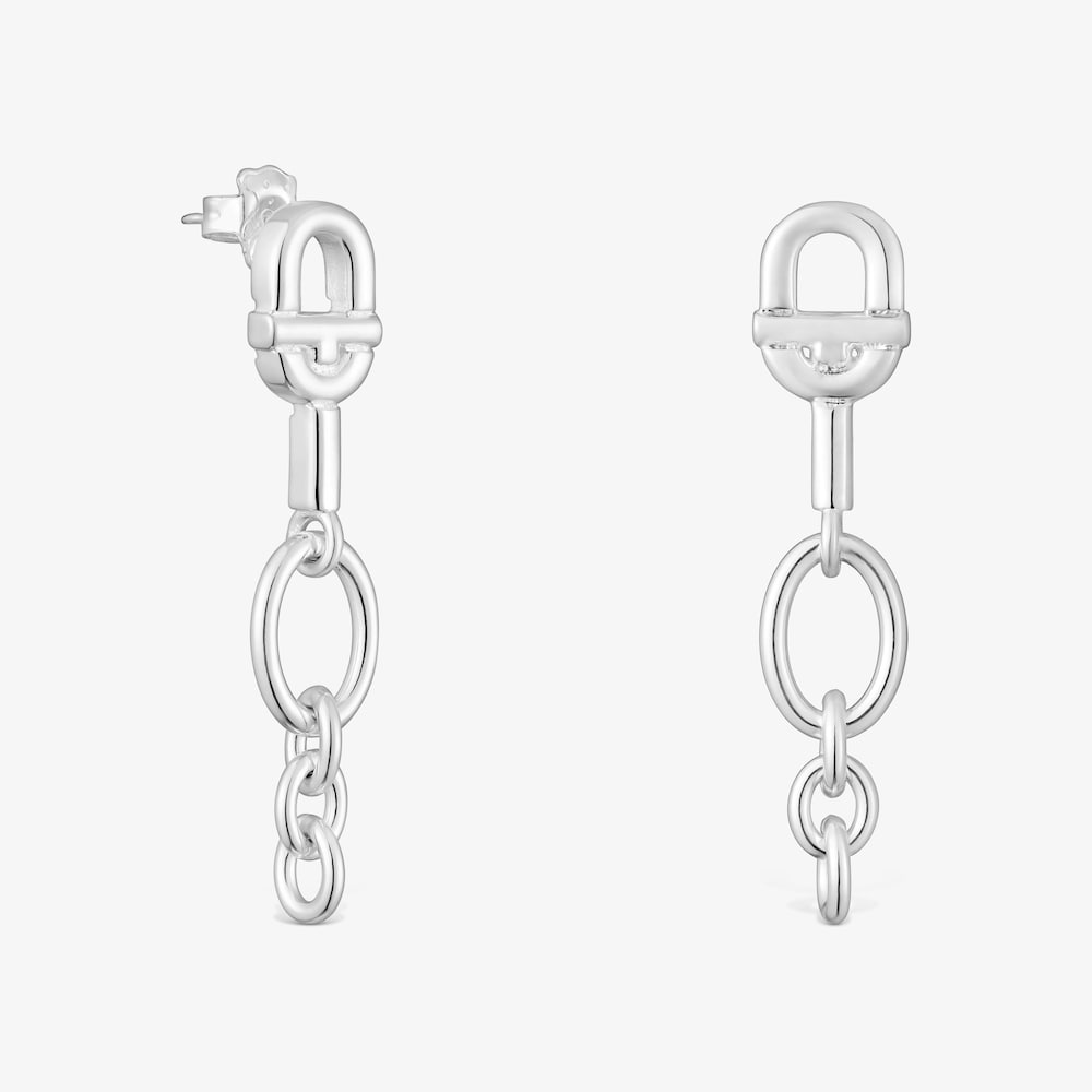 Long silver Earrings TOUS MANIFESTO