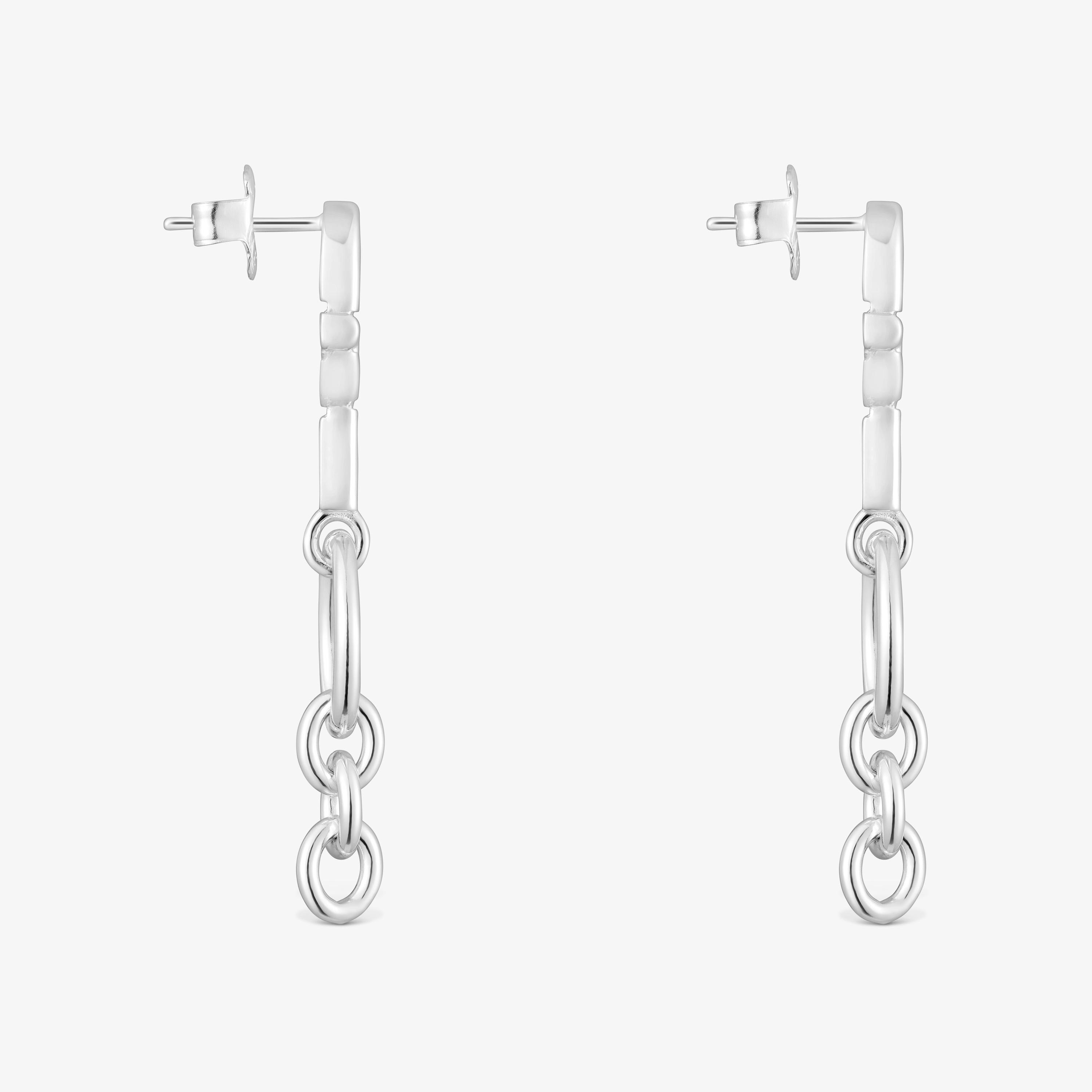 Long silver Earrings TOUS MANIFESTO