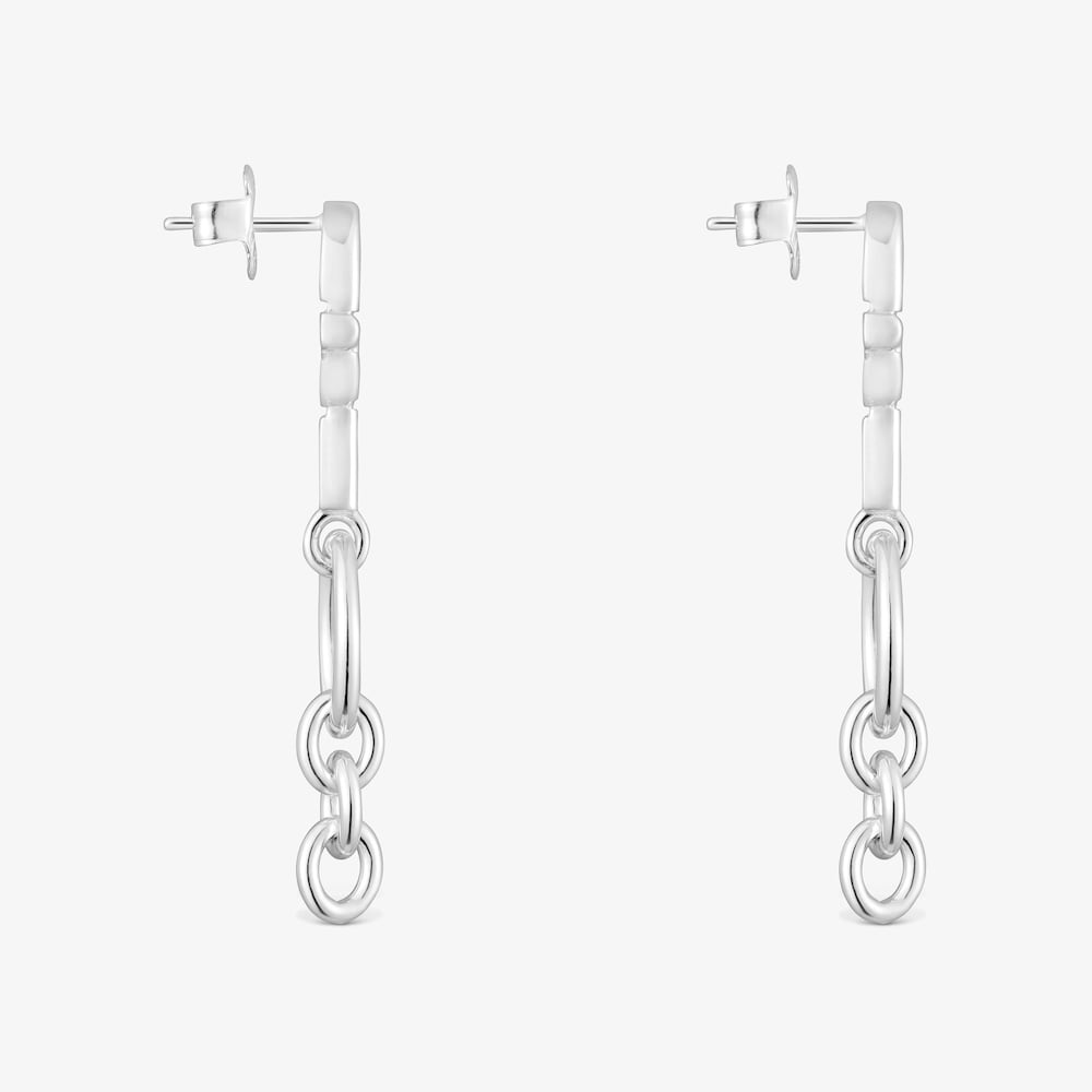 Long silver Earrings TOUS MANIFESTO