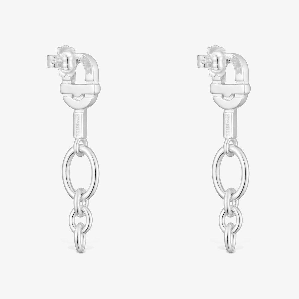 Long silver Earrings TOUS MANIFESTO