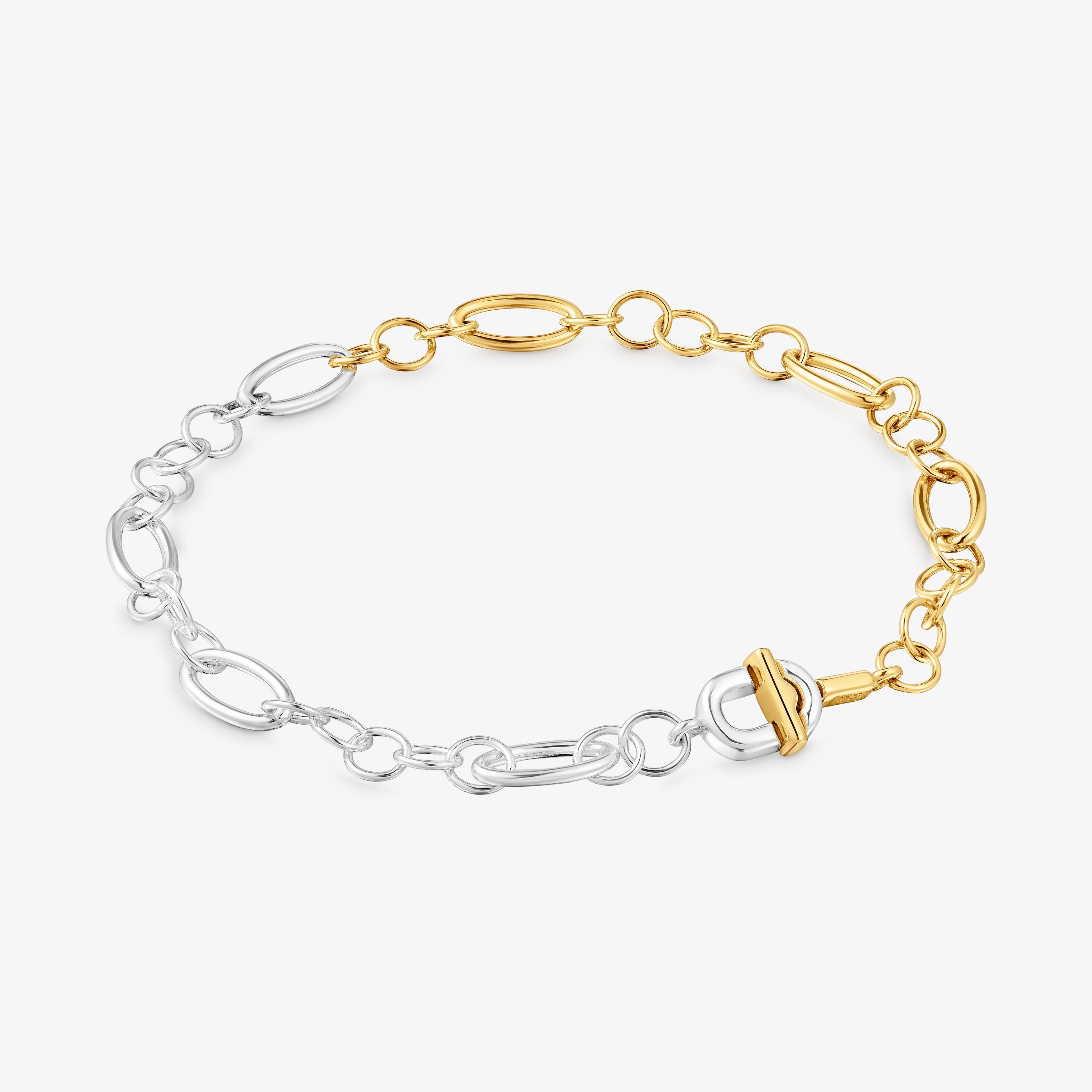 Small two-tone chain Bracelet TOUS MANIFESTO