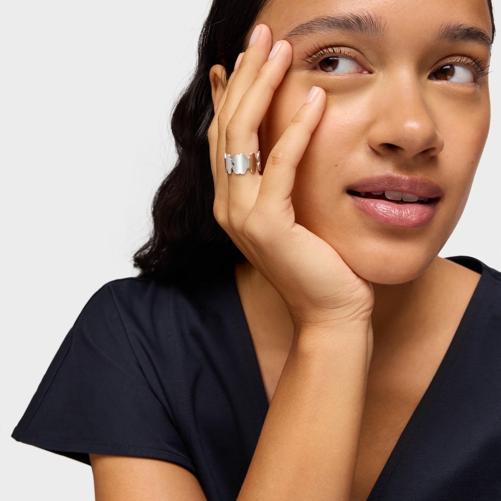 Silver Open ring TOUS Sweet 40s