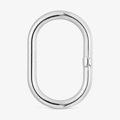Argola em prata 45&nbsp;mm Hold Oval
