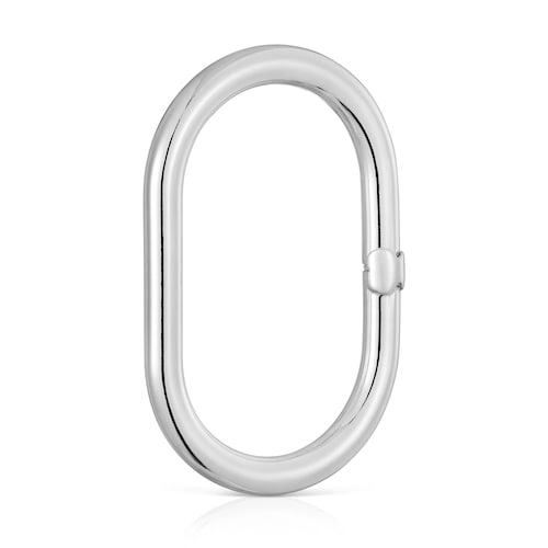 Anilla de plata 45 mm Hold Oval