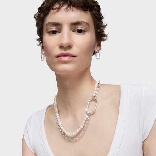 Anilla de plata 45 mm Hold Oval