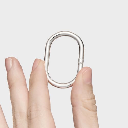 Anilla de plata 45 mm Hold Oval