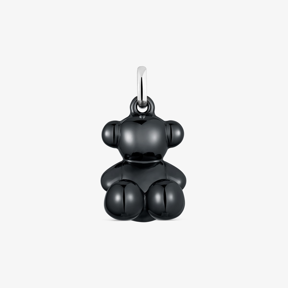 Tous - Colgante Oso De Plata Y Cerámica Negra Bold Bear - Negro