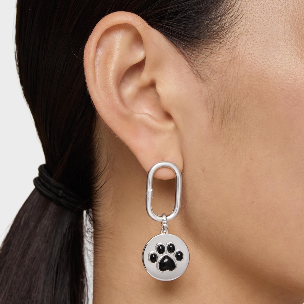 Strieborn&yacute; Pr&iacute;vesok s&nbsp;&oacute;nyxovou stopou labky Medallions