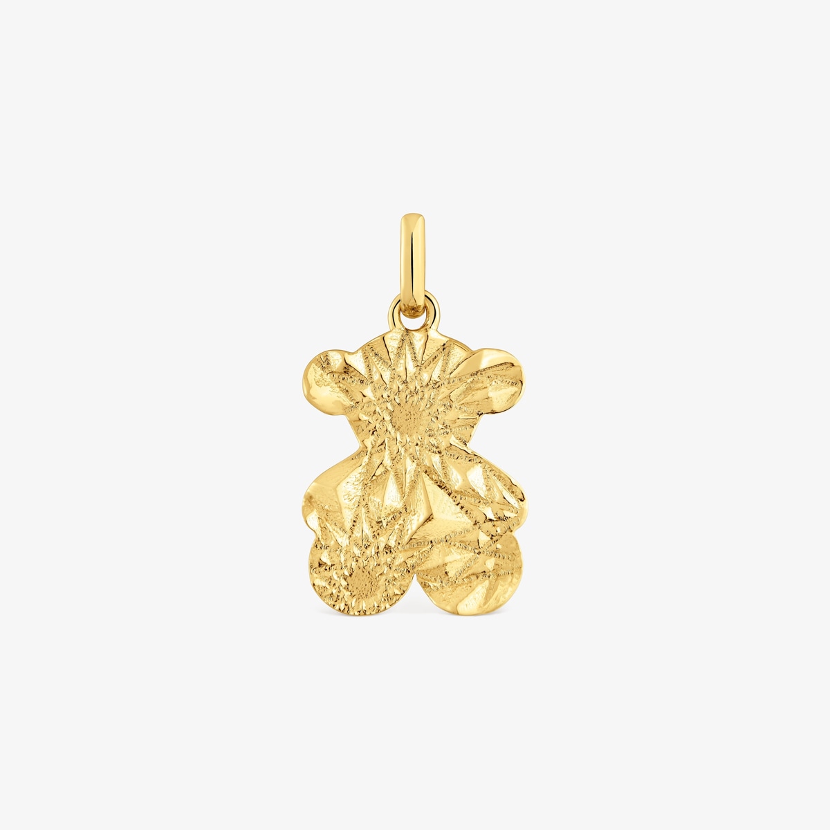 Maschinell Gefertigter Bären-Anhänger Sweet Dolls Aus 18 Kt Vergoldetem Silber