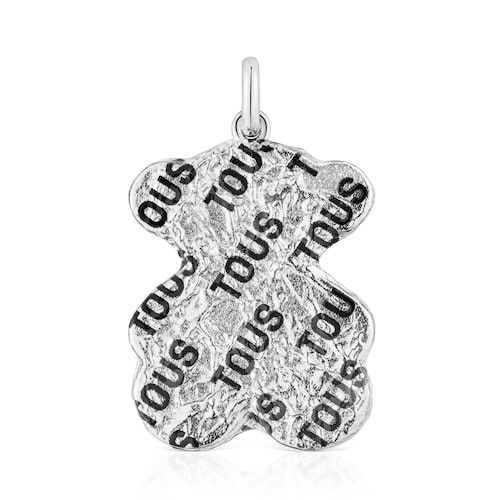 Colgante oso de plata y acero print Sweet Dolls