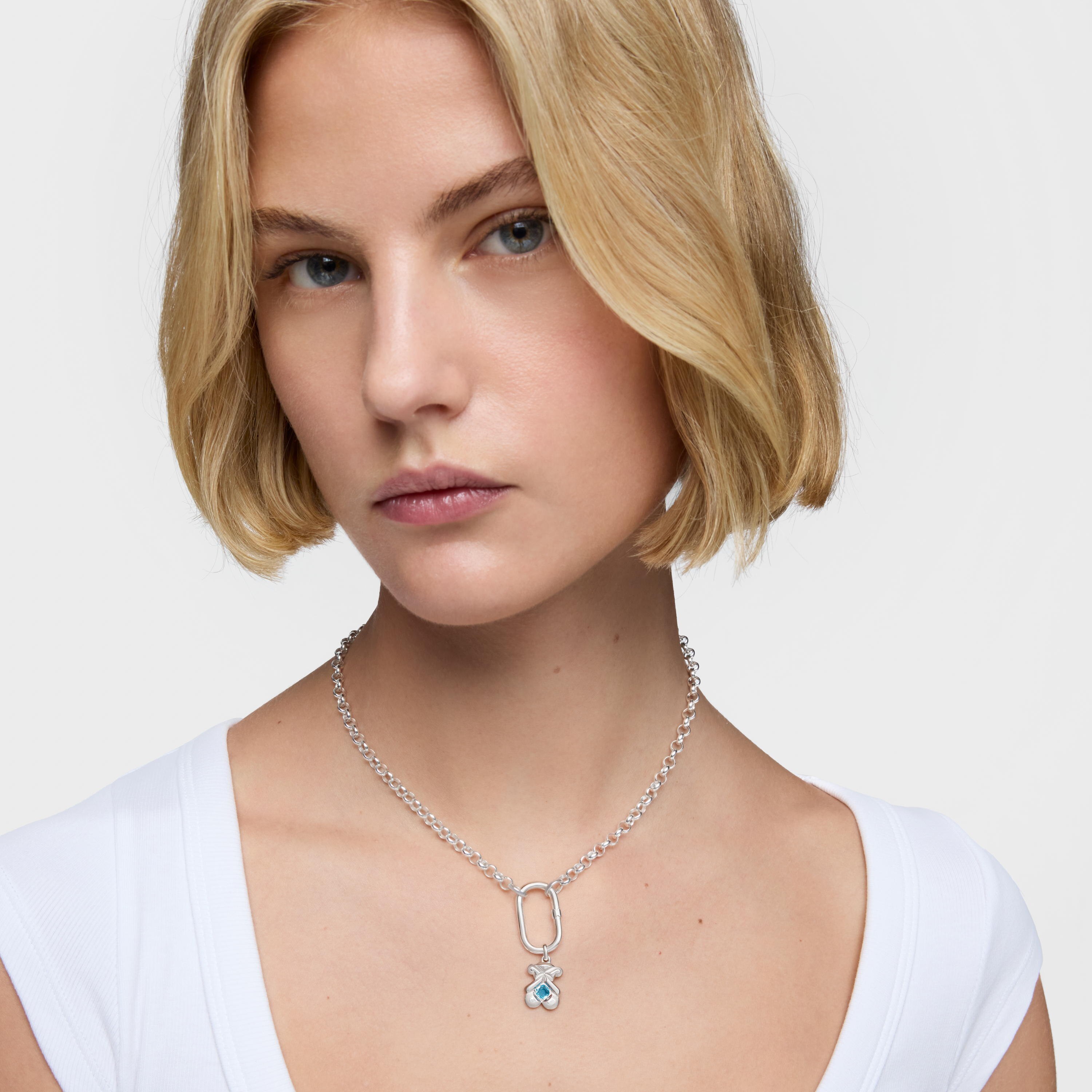 Silver and topaz bear Pendant TOUS Sweet 40s