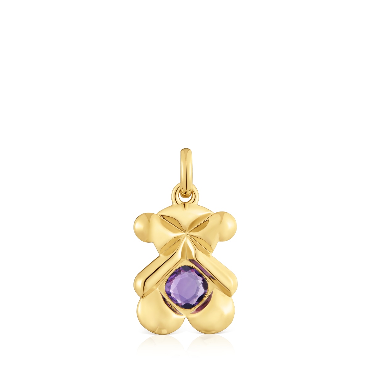 Tous - Colgante Con Baño De Oro 18 Kt Sobre Plata Y Amatista Tous Sweet 40S - Lila
