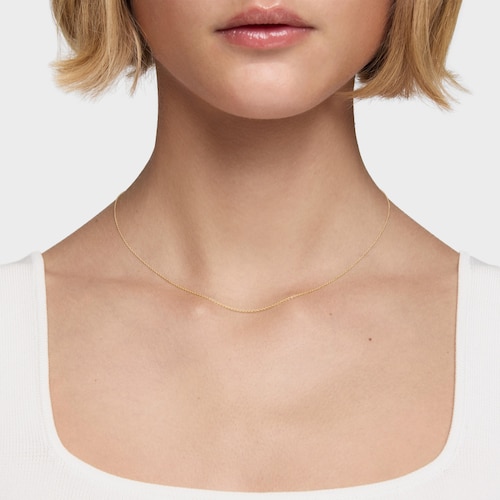 Cadena curta d'or 14 kt Basics