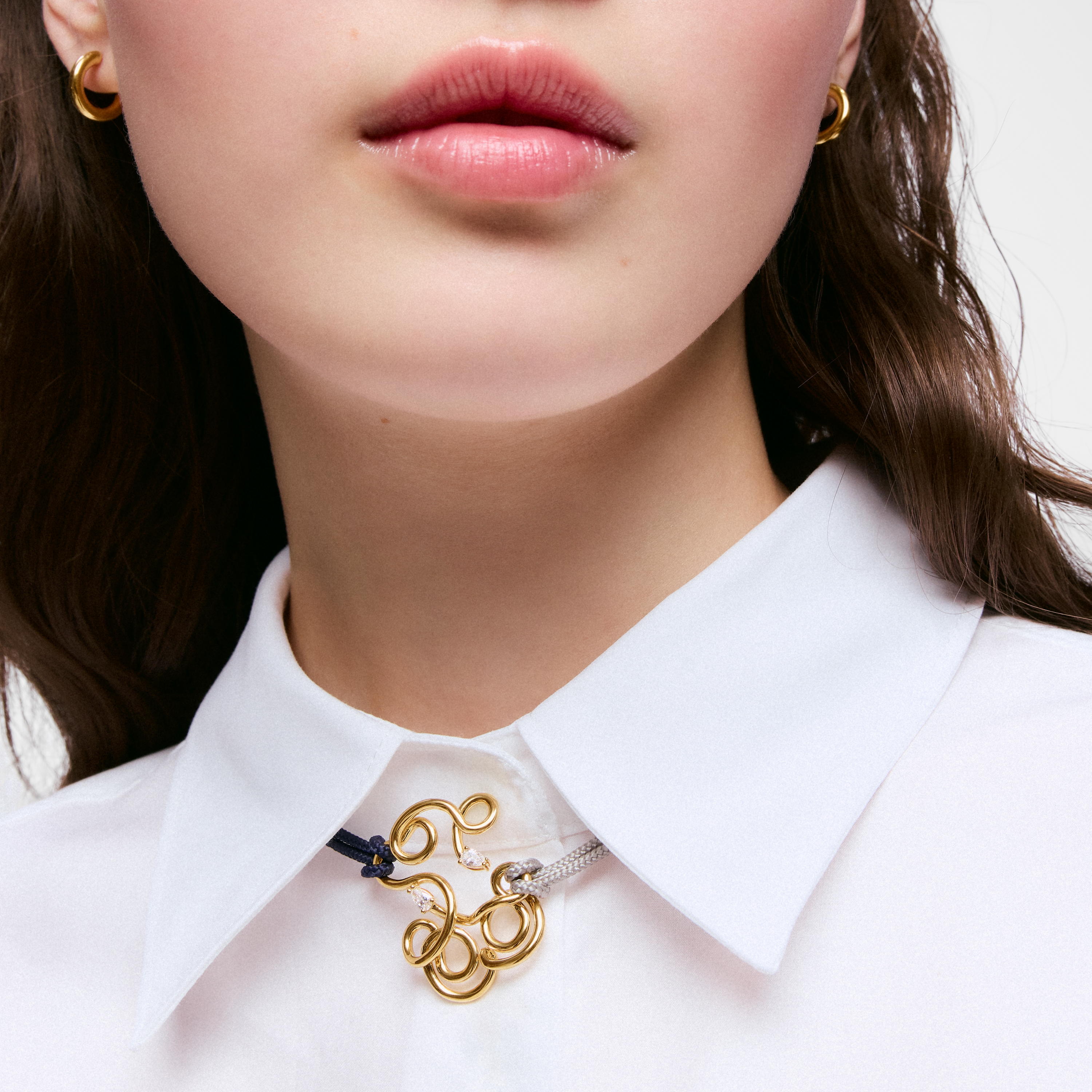 mm bear Pendant with 18K gold vermeil and laboratory-grown diamonds Lio LGD