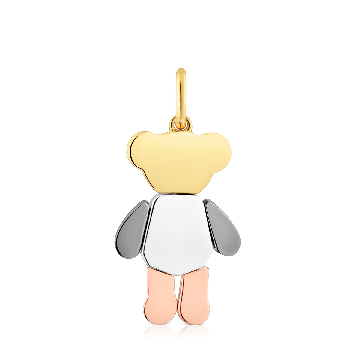 Tous - Colgante Oso De Plata Tricolor Teddy Bear - Plateado