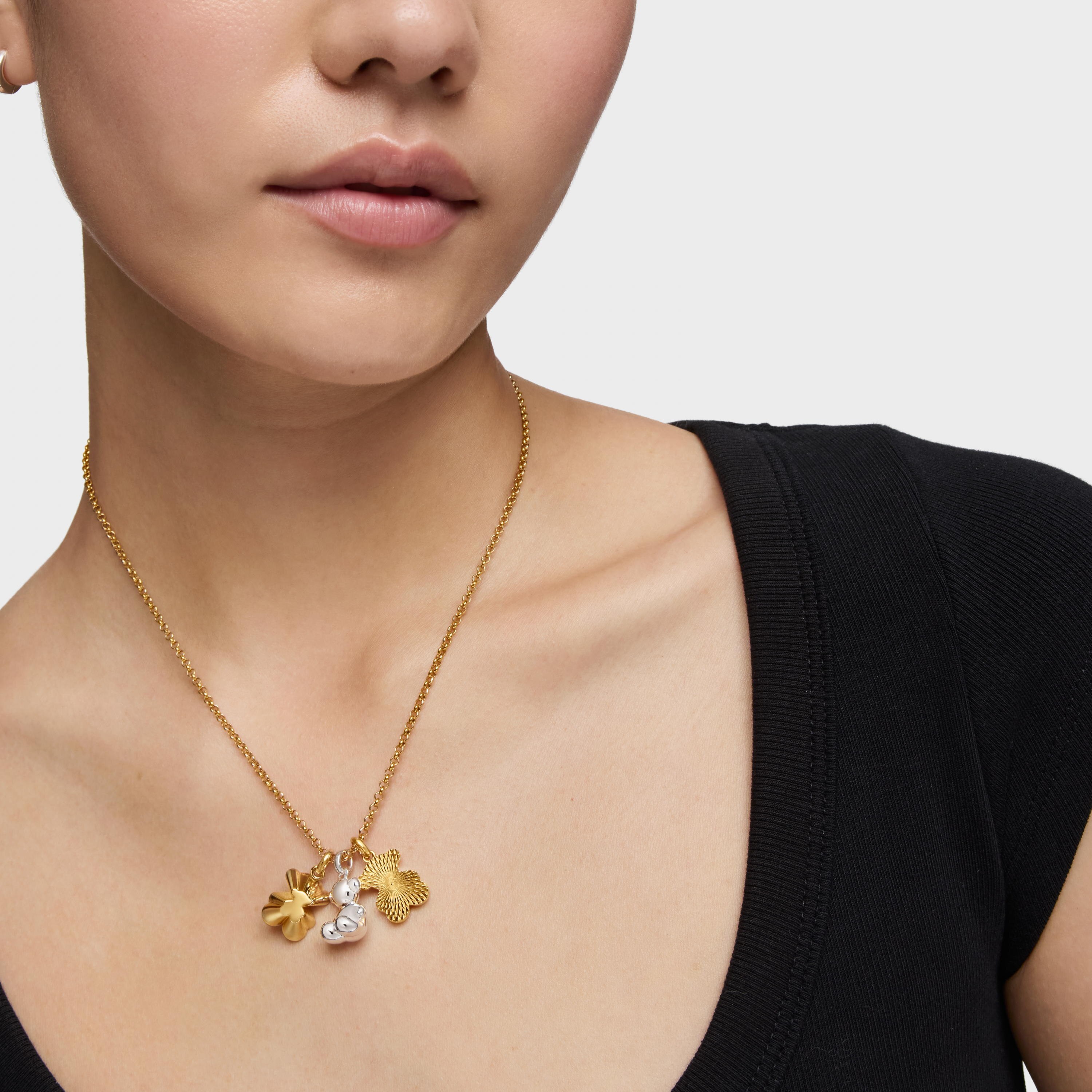 Projected-bear Pendant with 18K gold vermeil TOUS Sweet 40s