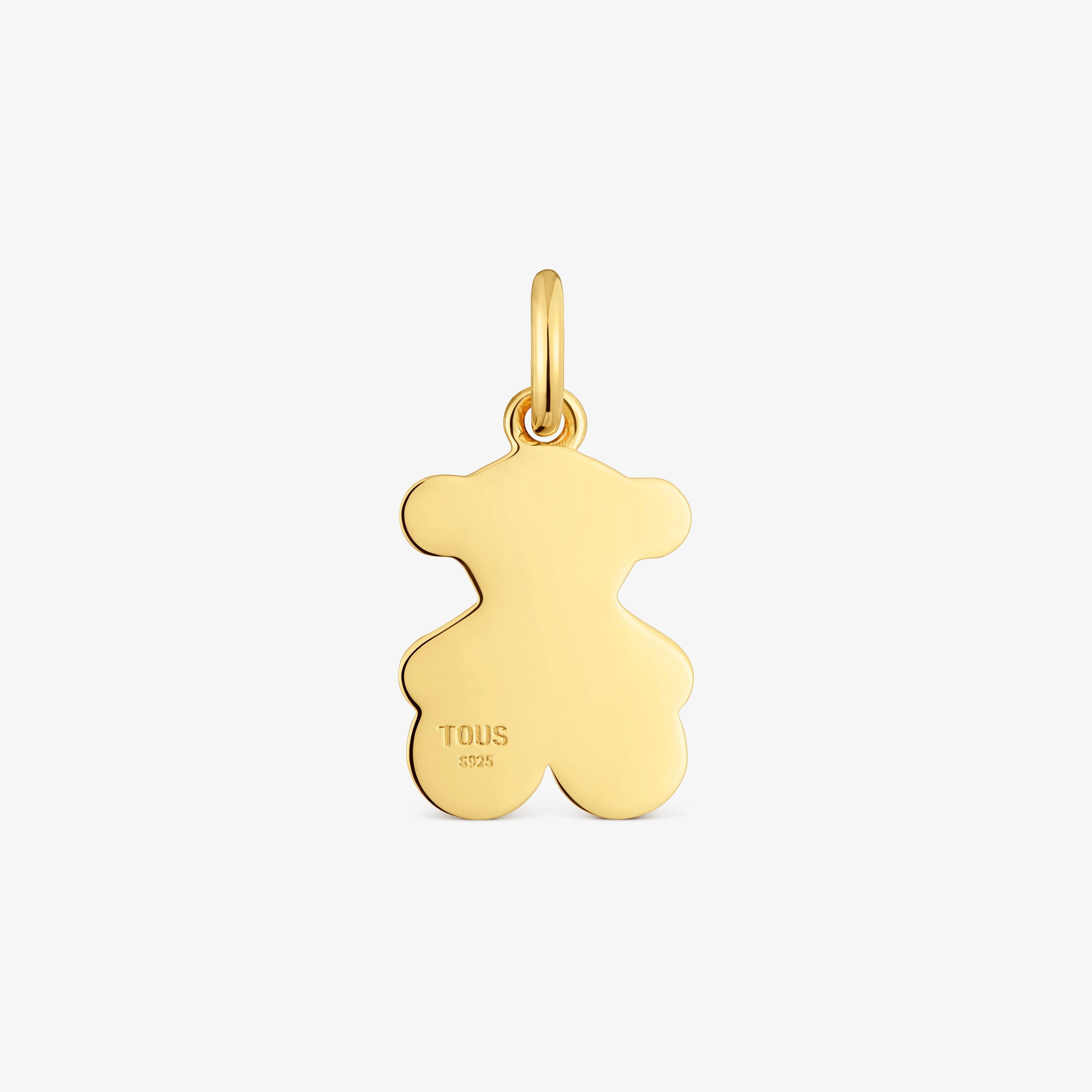 Projected-bear Pendant with 18K gold vermeil and gemstones TOUS Sweet 40s