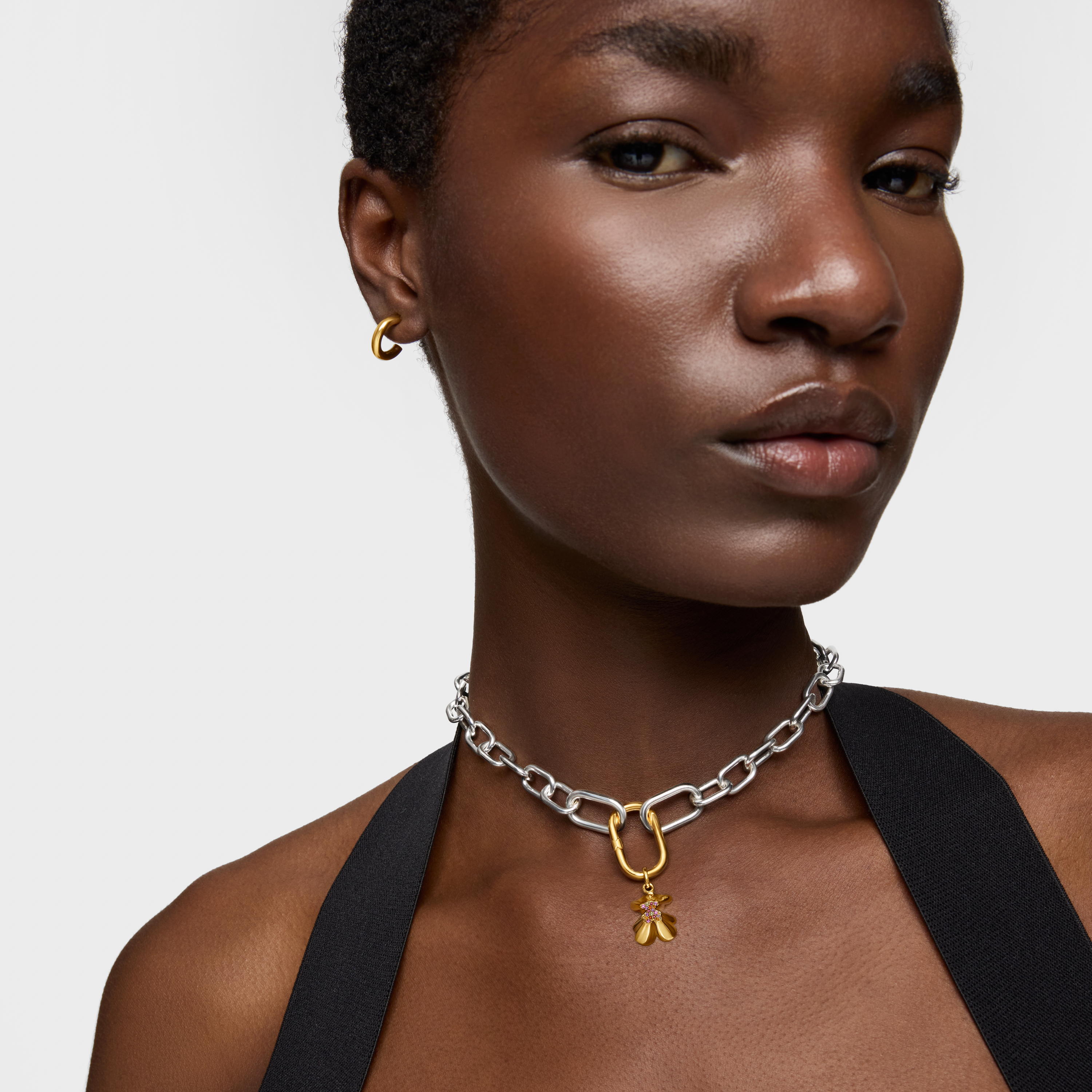Projected-bear Pendant with 18K gold vermeil and gemstones TOUS Sweet 40s