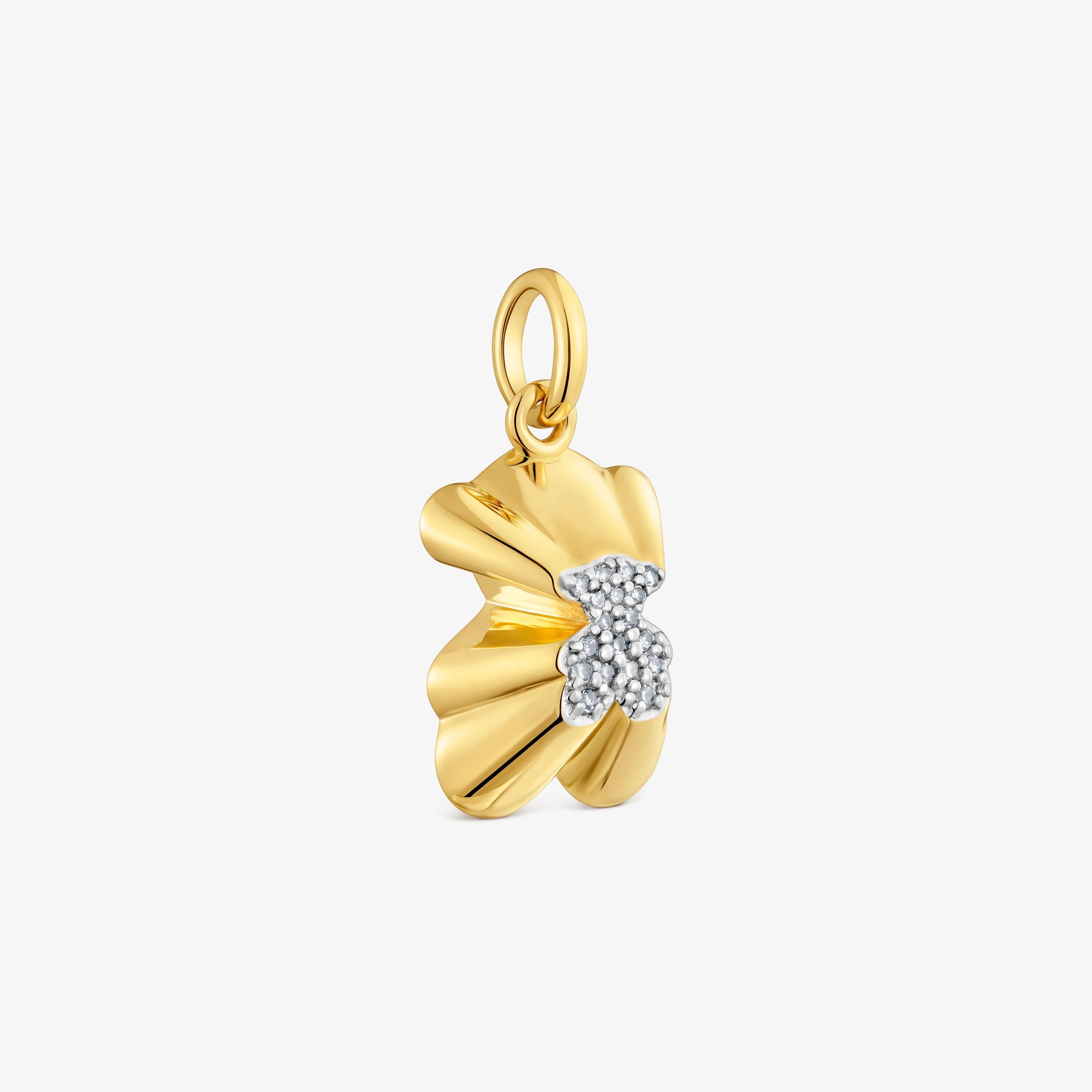 Projected-bear Pendant with 18K gold vermeil and diamonds TOUS Sweet 40s