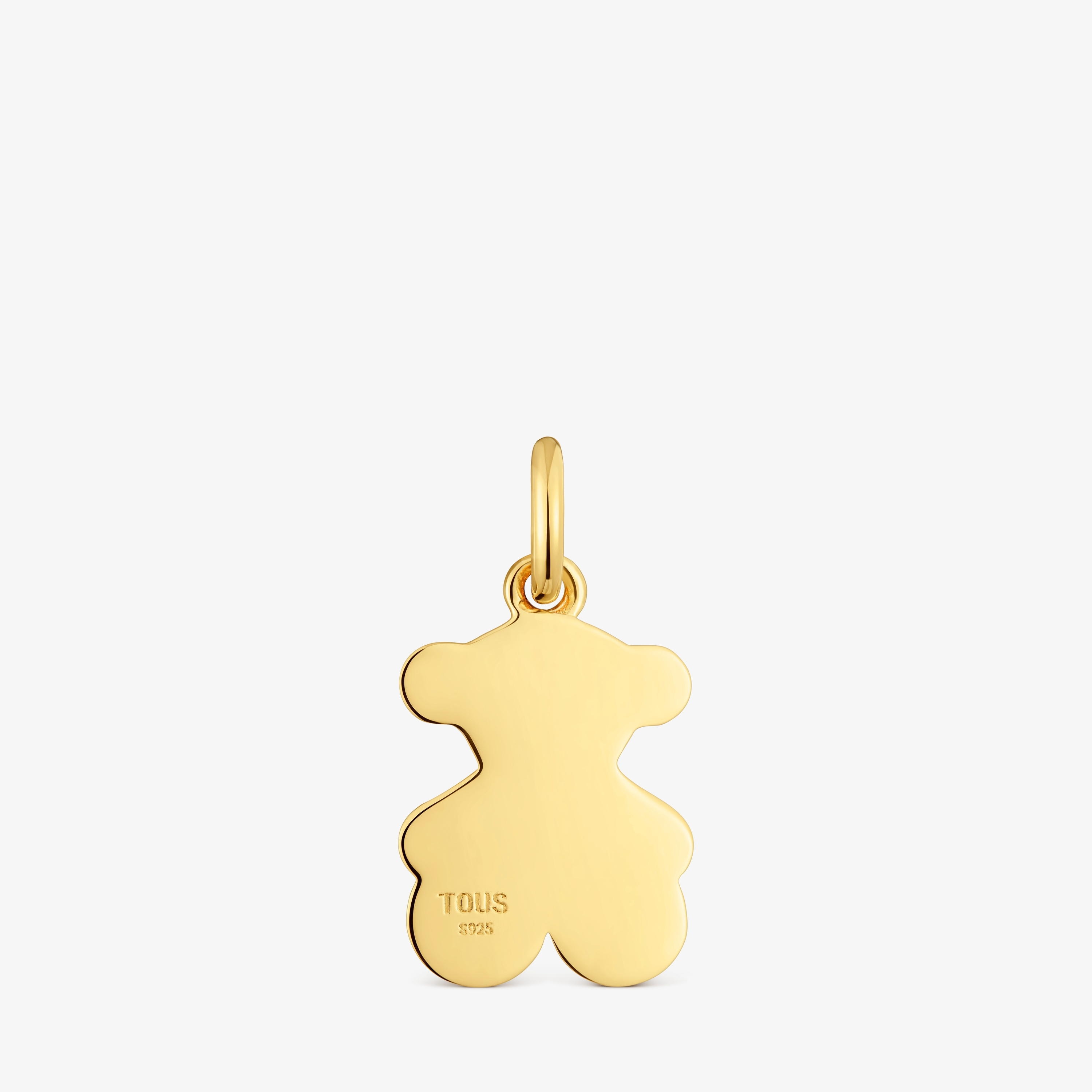 Projected-bear Pendant with 18K gold vermeil and diamonds TOUS Sweet 40s