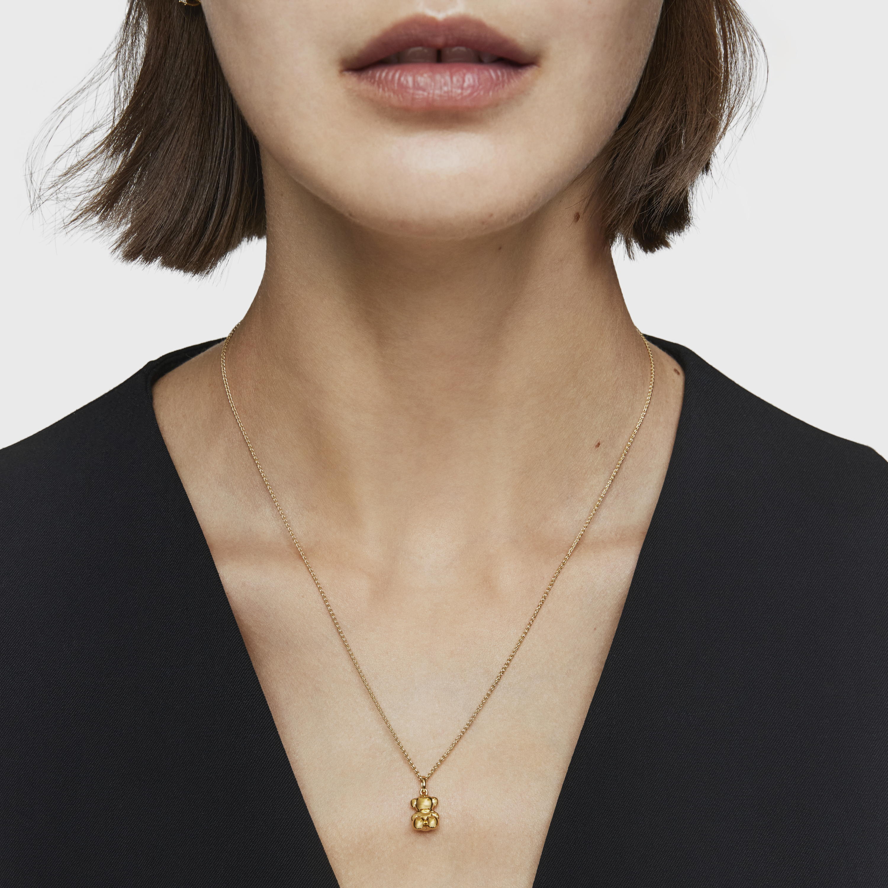 14kt gold Bear pendant Bold Bear | TOUS