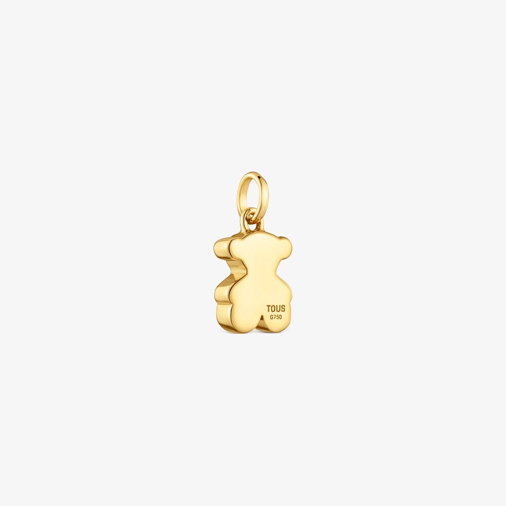 Small 14K solid gold Bear pendant Sweet Dolls