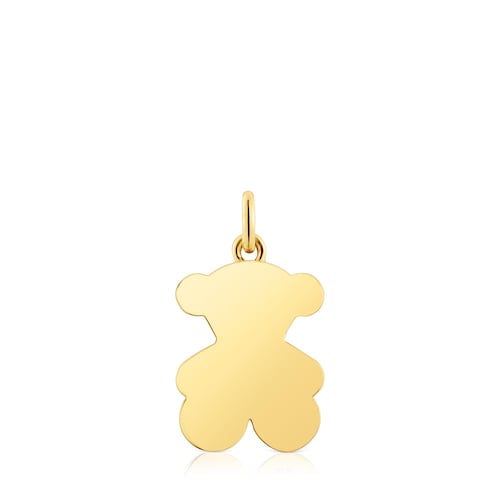 Medium 14kt gold Bear pendant Sweet Dolls