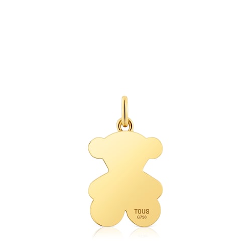 Medium 14kt gold Bear pendant Sweet Dolls