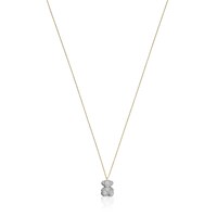 Bear Necklace with diamonds and 14kt gold Bold Bear