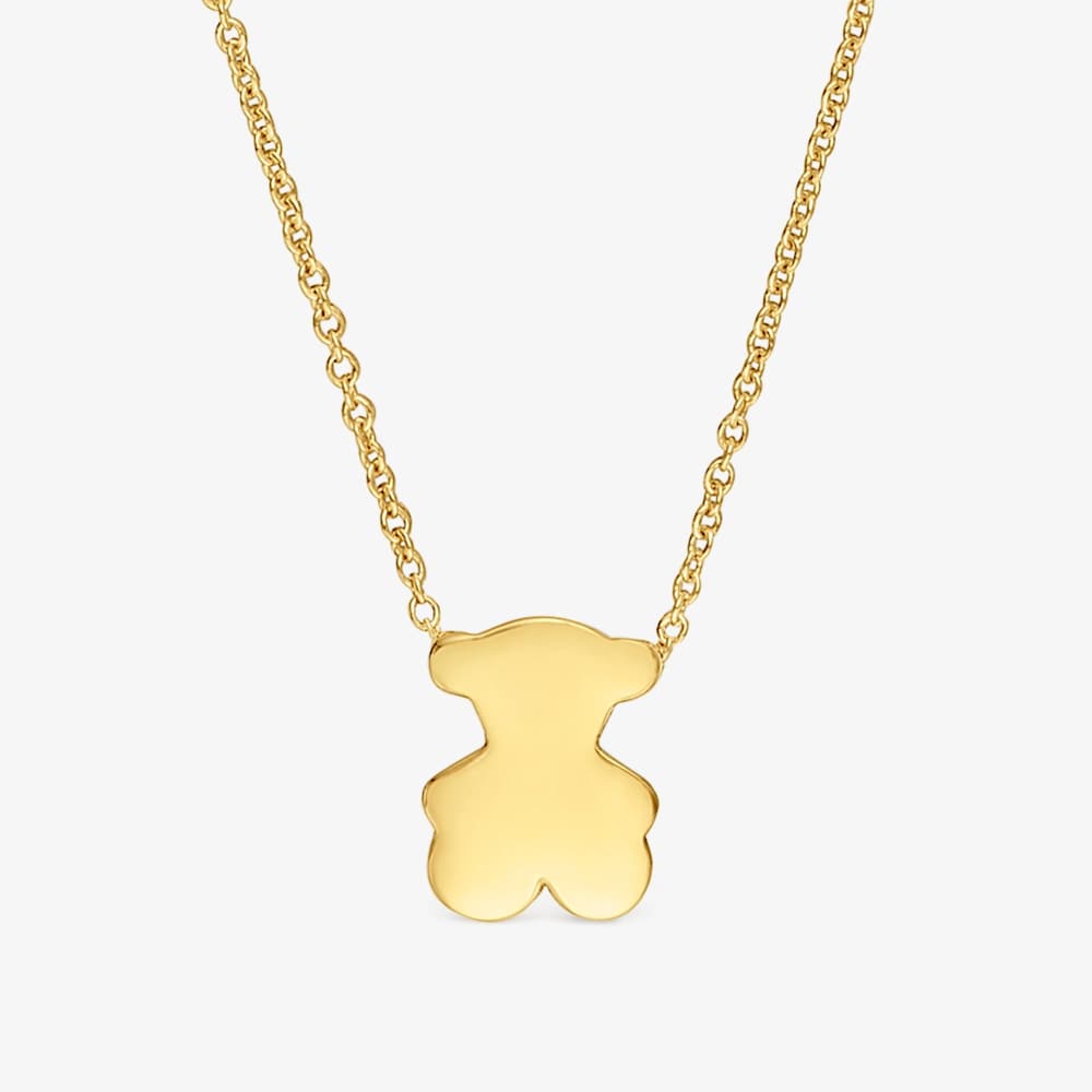 Collar corto oso de oro 14 kt Sweet Dolls