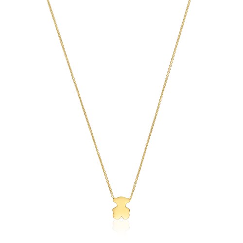 Collar corto oso de oro 14 kt Sweet Dolls