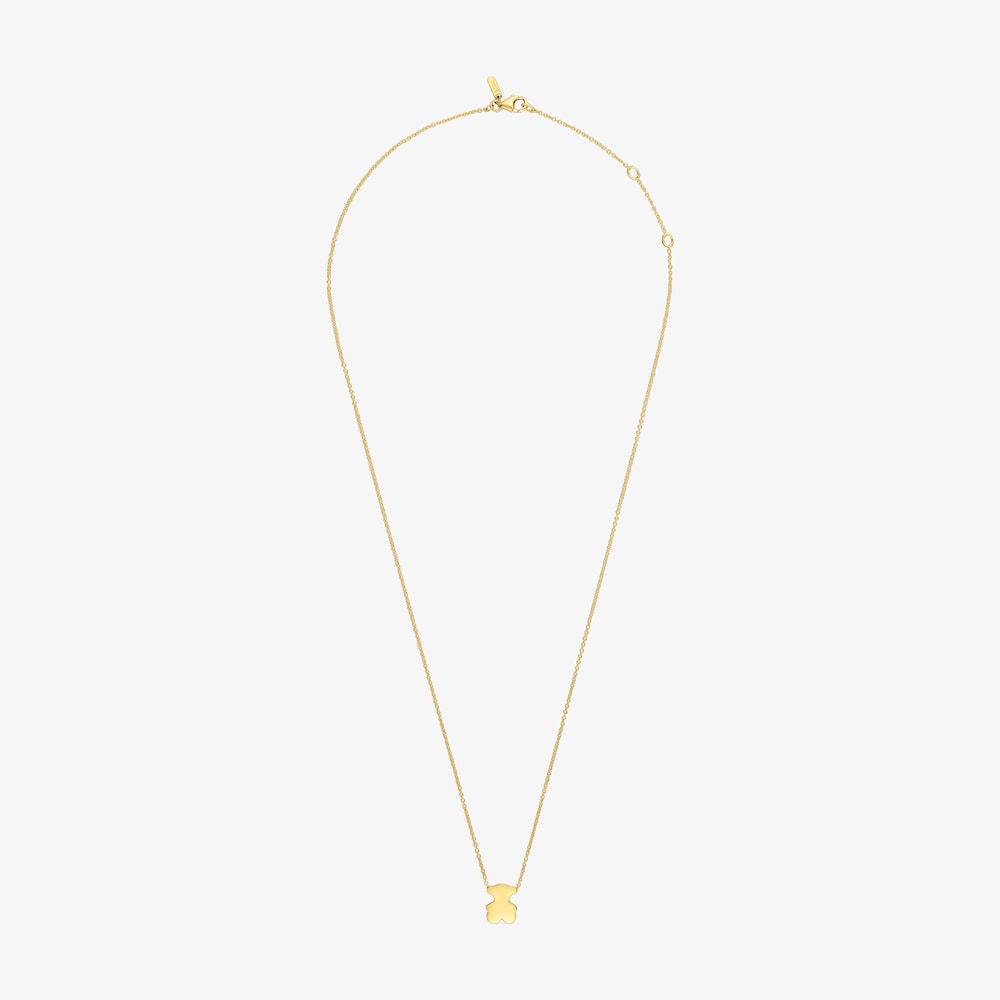 Collar corto oso de oro 14 kt Sweet Dolls