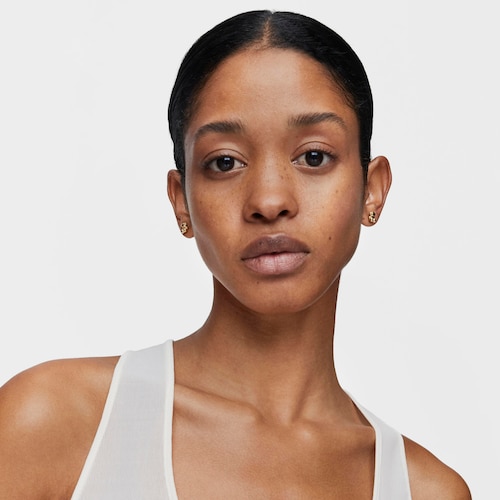 14kt gold Bear earrings Bold Bear